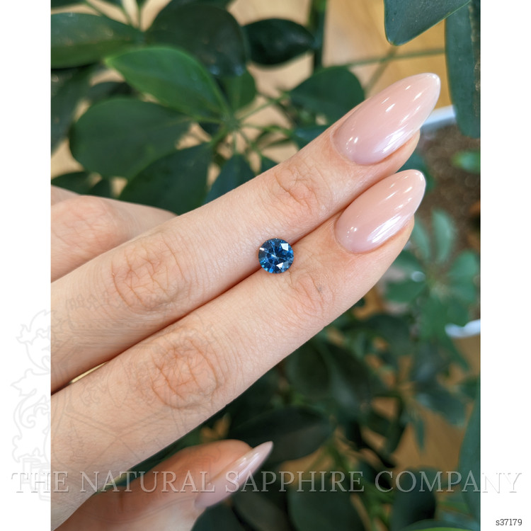 1.24 Ct. Greenish Blue Sapphire from Montana