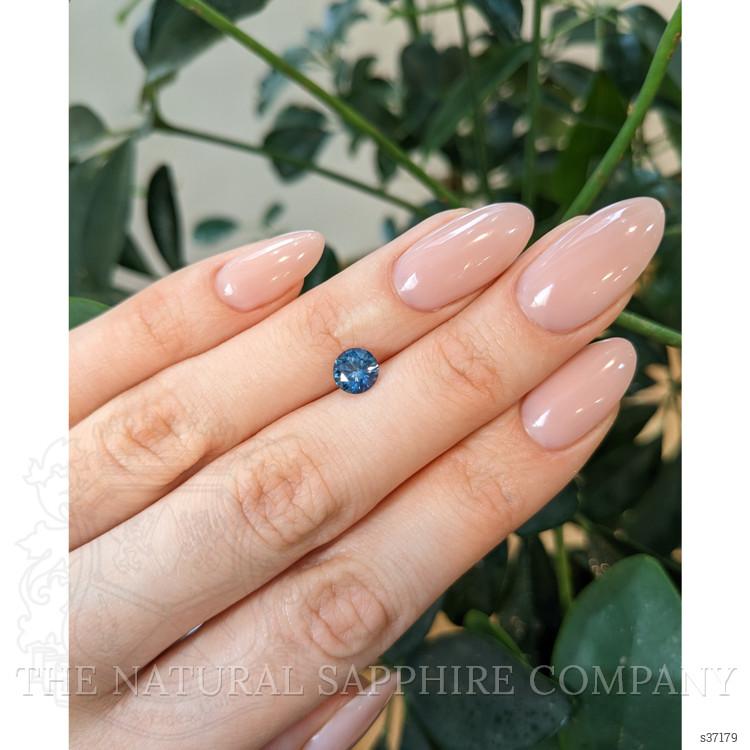 1.24 Ct. Greenish Blue Sapphire from Montana