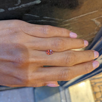 1.08 Ct. Padparadscha Sapphire from Ceylon (Sri Lanka) Life Style