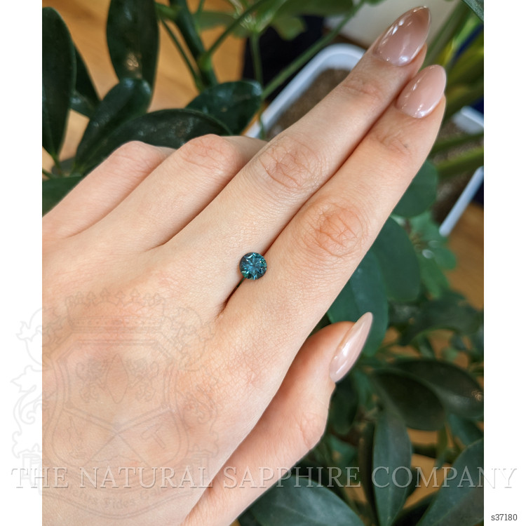 1.20 Ct. Bluish Green Sapphire from Montana