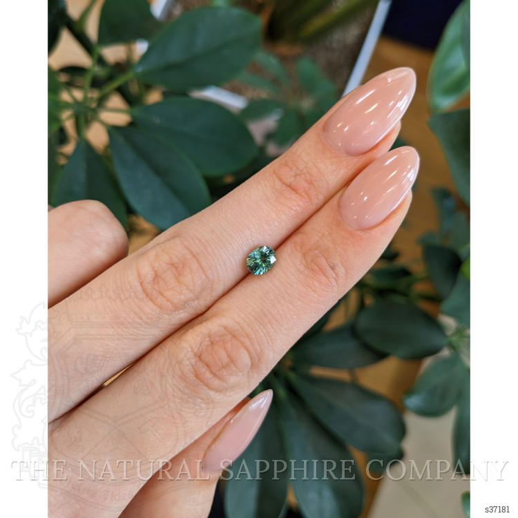 1.04 Ct. Green Sapphire from Montana