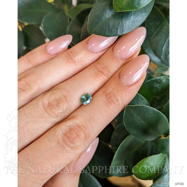 1.04 Ct. Green Sapphire from Montana