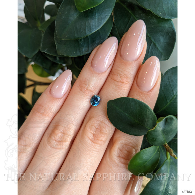 1.07 Ct. Greenish Blue Sapphire from Montana