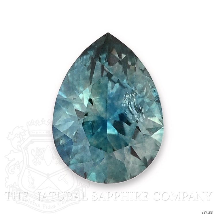 0.93 Ct. Greenish Blue Sapphire from Montana
