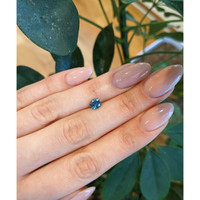 1.03 Ct. Greenish Blue Sapphire from Montana Life Style