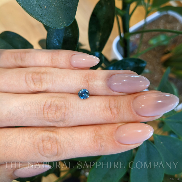 1.03 Ct. Greenish Blue Sapphire from Montana