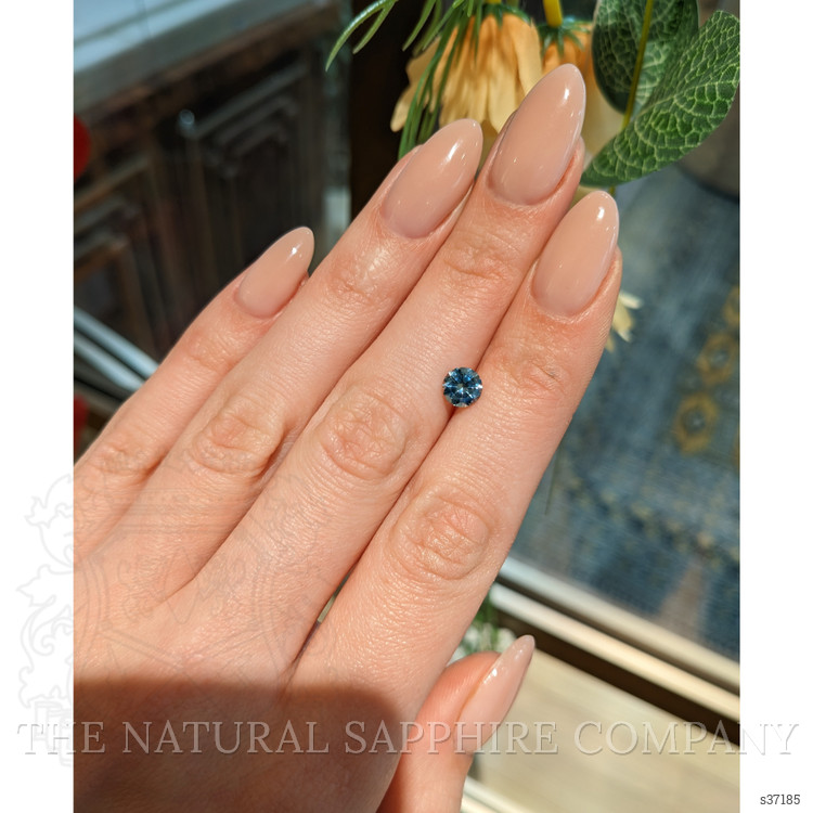 1.07 Ct. Bluish Green Sapphire from Montana