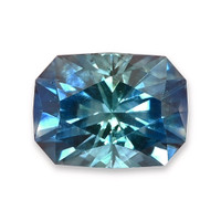 0.77 Ct. Greenish Blue Sapphire from Montana Video