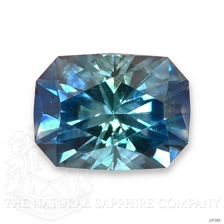 0.77 Ct. Greenish Blue Sapphire from Montana