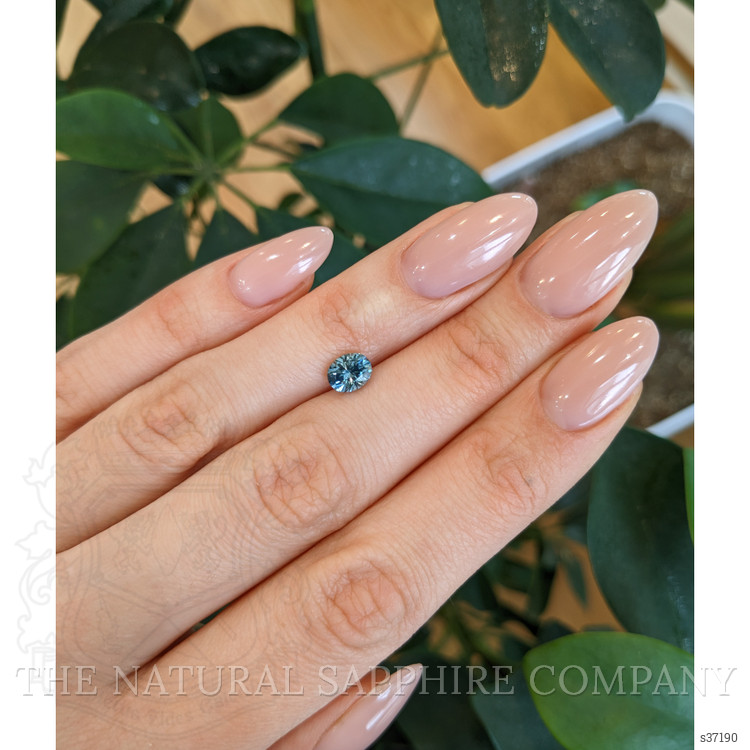 1.16 Ct. Bluish Green Sapphire from Montana