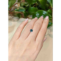 0.92 Ct. Greenish Blue Sapphire from Montana Life Style
