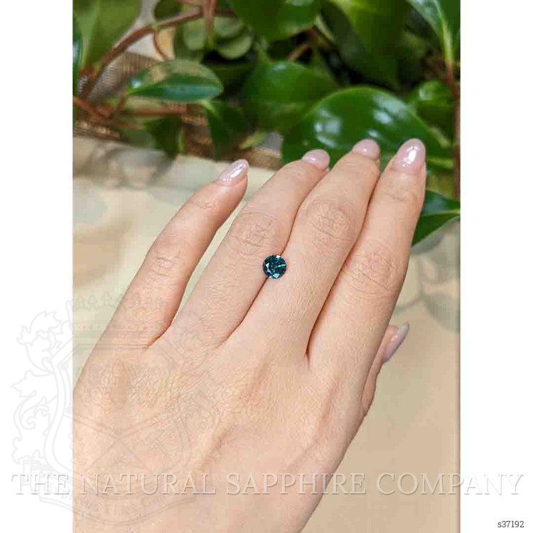 0.92 Ct. Greenish Blue Sapphire from Montana