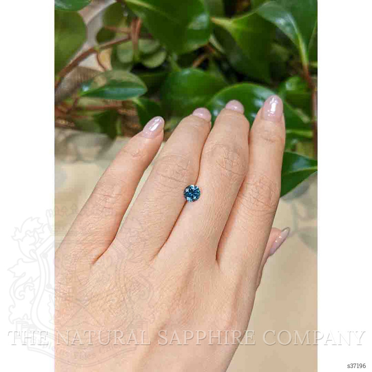 0.76 Ct. Bluish Green Sapphire from Montana