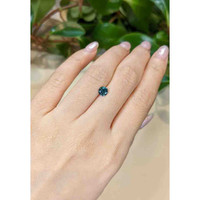 0.92 Ct. Bluish Green Sapphire from Montana Life Style