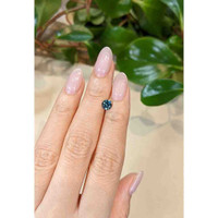 0.92 Ct. Bluish Green Sapphire from Montana Life Style
