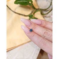 0.86 Ct. Greenish Blue Sapphire from Montana Life Style