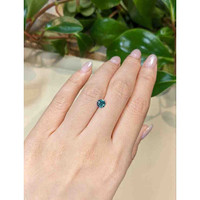 0.78 Ct. Greenish Blue Sapphire from Montana Life Style