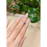 0.78 Ct. Greenish Blue Sapphire from Montana Life Style