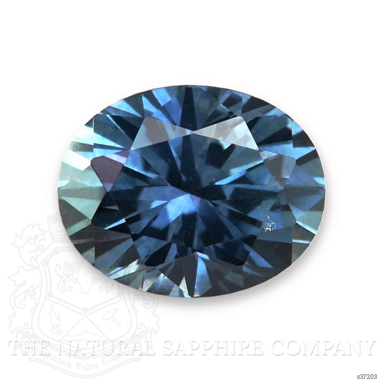 0.91 Ct. Greenish Blue Sapphire from Montana
