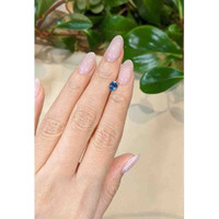 0.91 Ct. Greenish Blue Sapphire from Montana Life Style