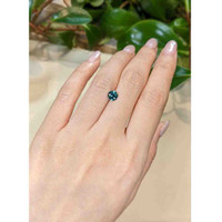 1.07 Ct. Bluish Green Sapphire from Montana Life Style