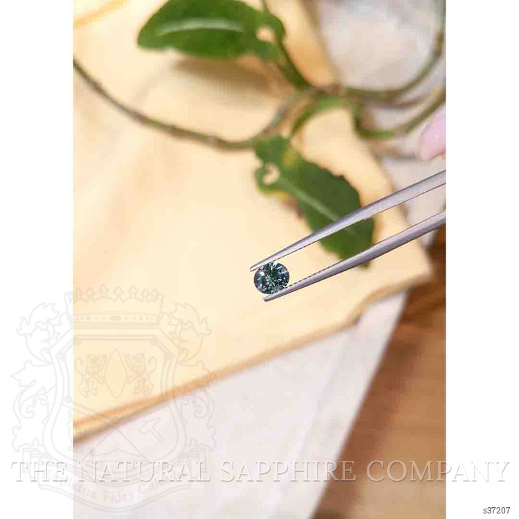 0.86 Ct. Bluish Green Sapphire from Montana