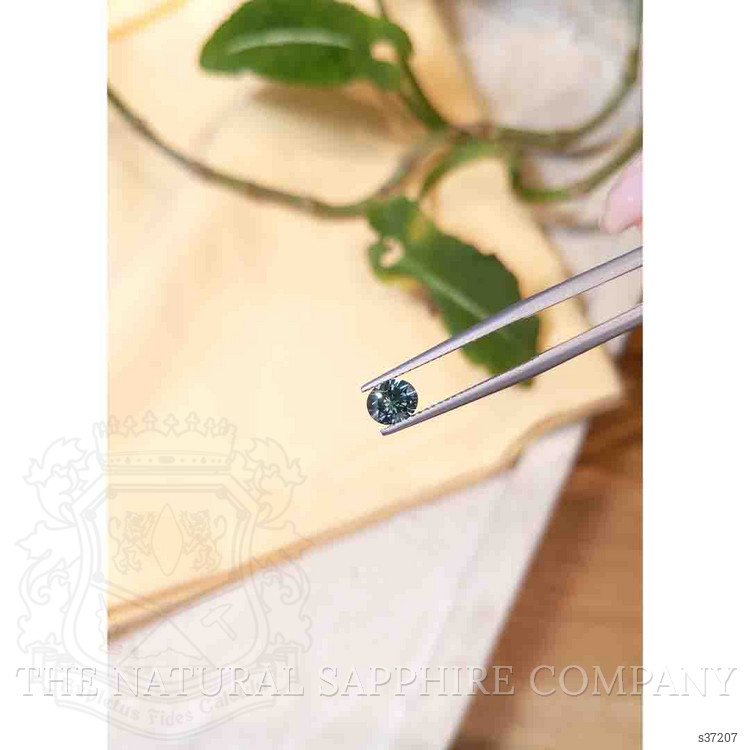 0.86 Ct. Bluish Green Sapphire from Montana