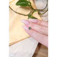 0.90 Ct. Yellowish Green Sapphire from Montana Life Style