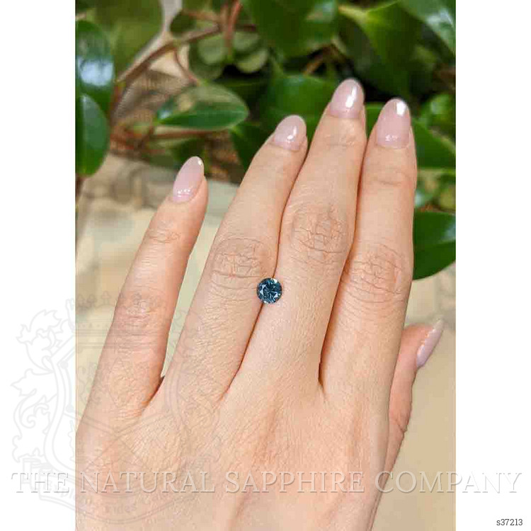0.81 Ct. Greenish Blue Sapphire from Montana