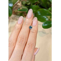 0.81 Ct. Greenish Blue Sapphire from Montana Life Style