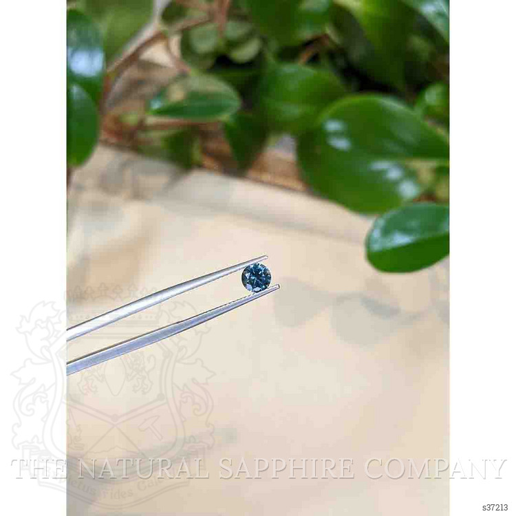 0.81 Ct. Greenish Blue Sapphire from Montana