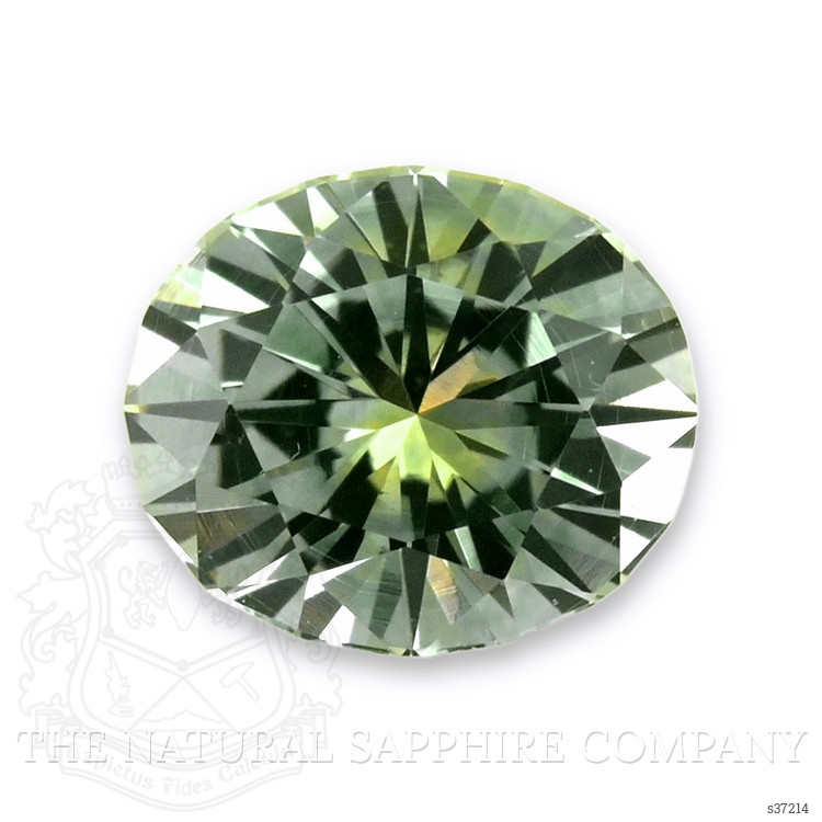 0.57 Ct. Yellowish Green Sapphire from Montana