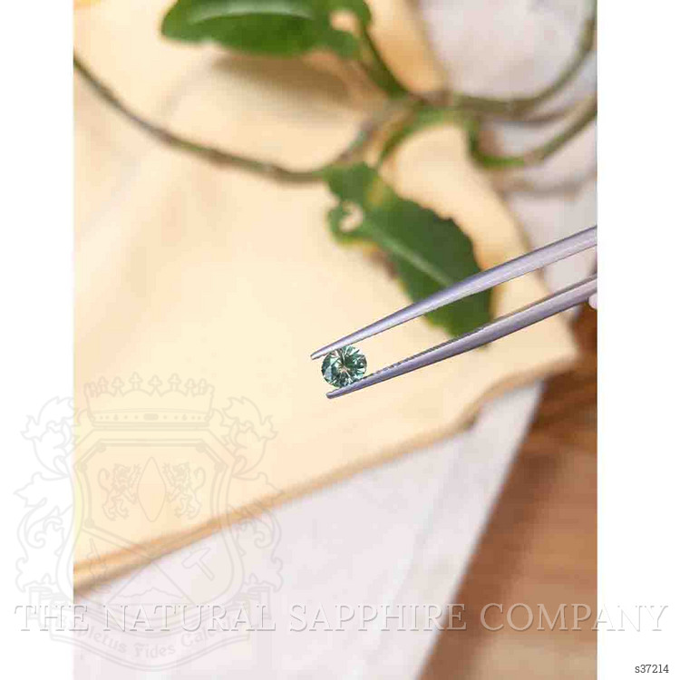 0.57 Ct. Yellowish Green Sapphire from Montana