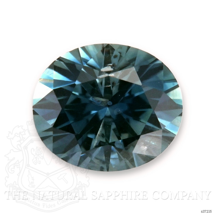 0.74 Ct. Greenish Blue Sapphire from Montana