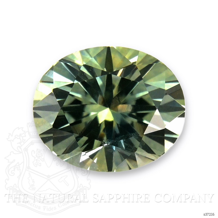 0.64 Ct. Yellowish Green Sapphire from Montana