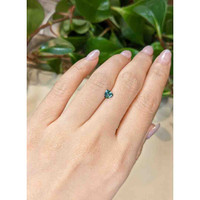 0.55 Ct. Bluish Green Sapphire from Montana Life Style