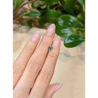 0.89 Ct. Yellowish Green Sapphire from Montana Life Style