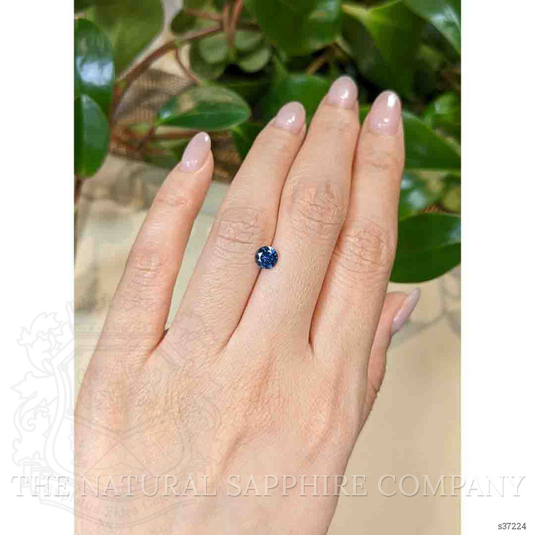 0.87 Ct. Greenish Blue Sapphire from Montana