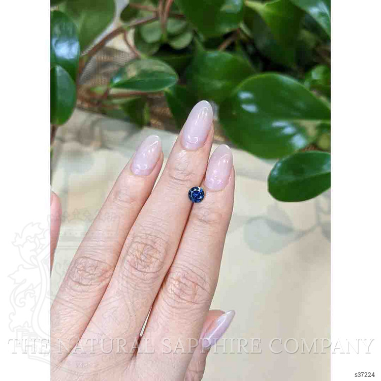 0.87 Ct. Greenish Blue Sapphire from Montana
