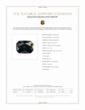 1.42 Ct. Bi Color Sapphire from Montana Scan Report