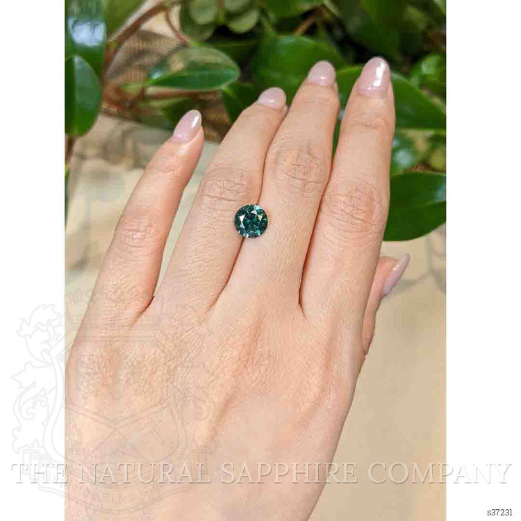 2.53 Ct. Bluish Green Sapphire from Montana