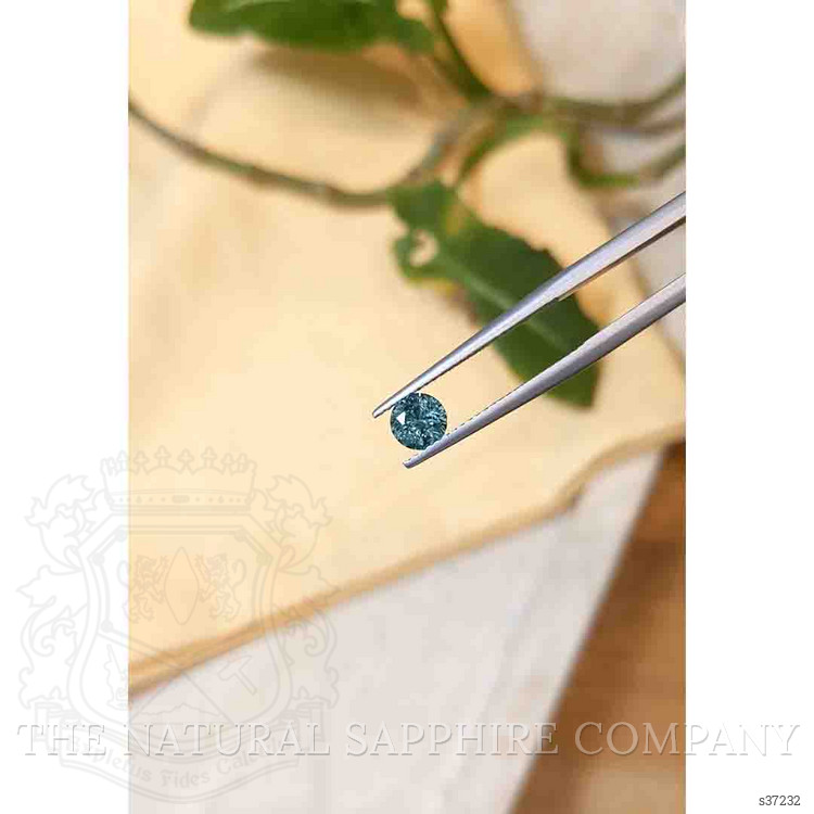 0.73 Ct. Bluish Green Sapphire from Montana