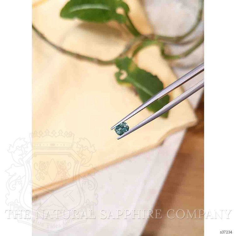 0.51 Ct. Bluish Green Sapphire from Montana