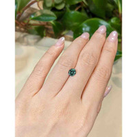 1.28 Ct. Bluish Green Sapphire from Montana Life Style