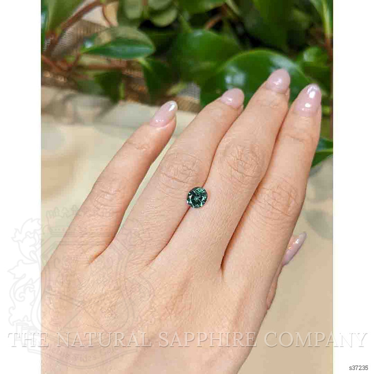 1.28 Ct. Bluish Green Sapphire from Montana