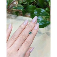 1.28 Ct. Bluish Green Sapphire from Montana Life Style