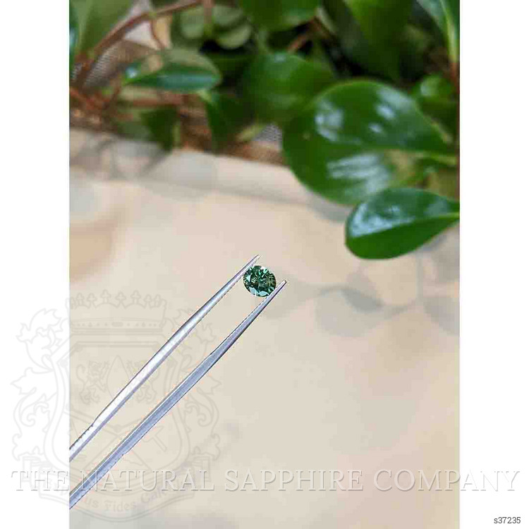 1.28 Ct. Bluish Green Sapphire from Montana