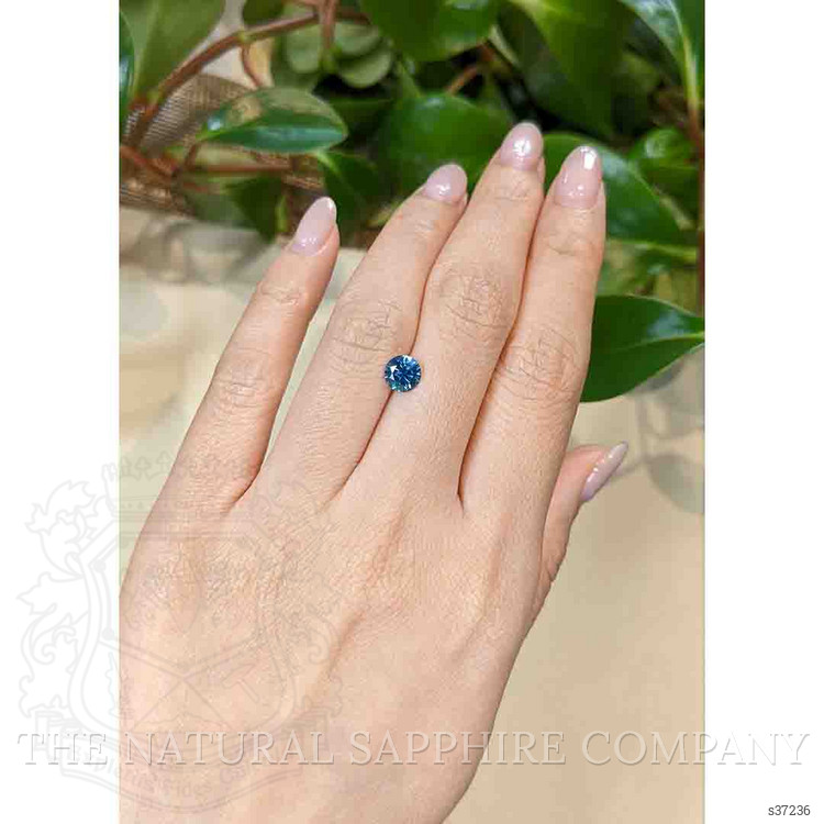 1.14 Ct. Greenish Blue Sapphire from Montana
