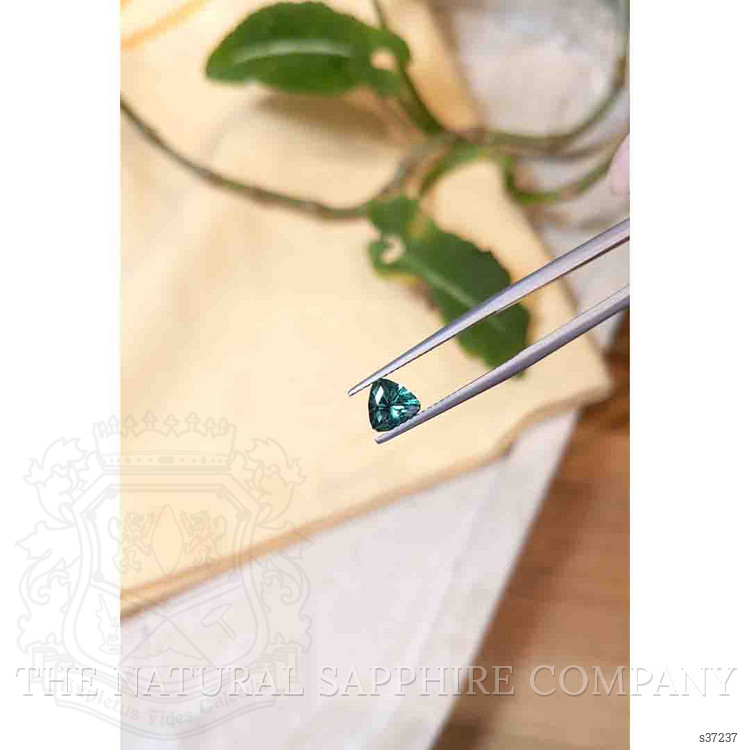 0.94 Ct. Bluish Green Sapphire from Montana