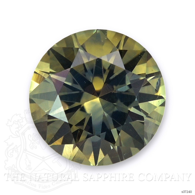 0.84 Ct. Yellowish Green Sapphire from Montana